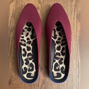 NEW! Rothy's Black Cherry Almond Demi Mules. New in box. Size 9.5. Never worn.